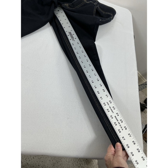 Womans Excellent Condition Copper Flash Dark Blue Jeans 12 0127/B-3 - Picture 7 of 8